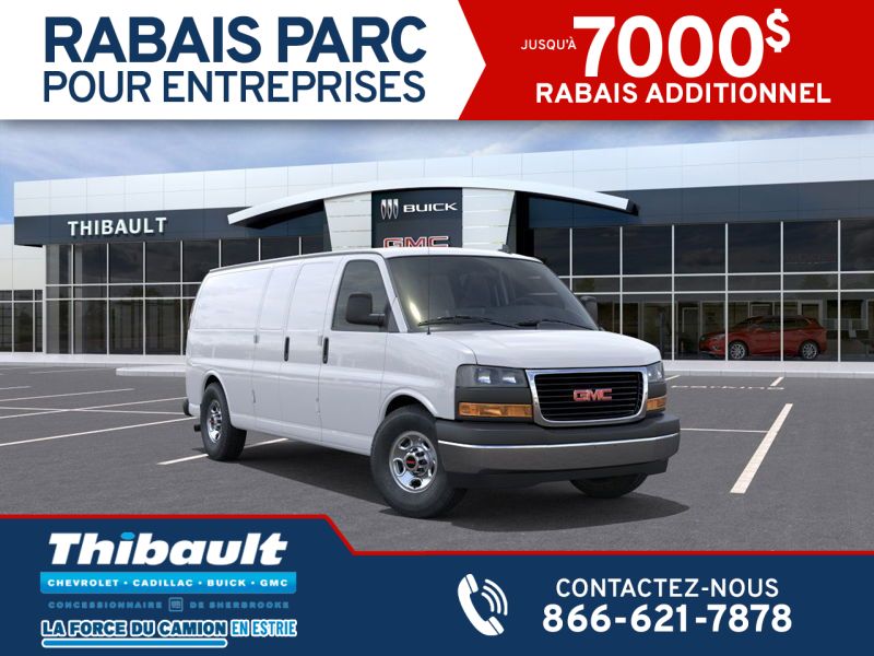 2025 GMC FOURGONNETTE SAVANA UTILITAIRE Traction arri&egrave;re 2500 155 po White Sherbrooke - photo #0