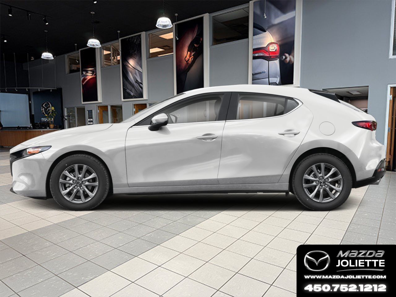 MAZDA Mazda3 Sport 2026 Blanc neige nacr&eacute; Notre-Dame-des-Prairies - photo #2