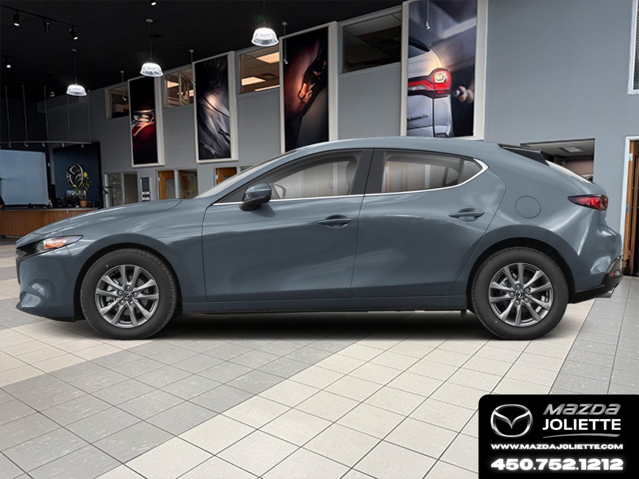 MAZDA Mazda3 Sport 2026 Gris polym&eacute;tal m&eacute;tallis&eacute; Notre-Dame-des-Prairies - photo #1