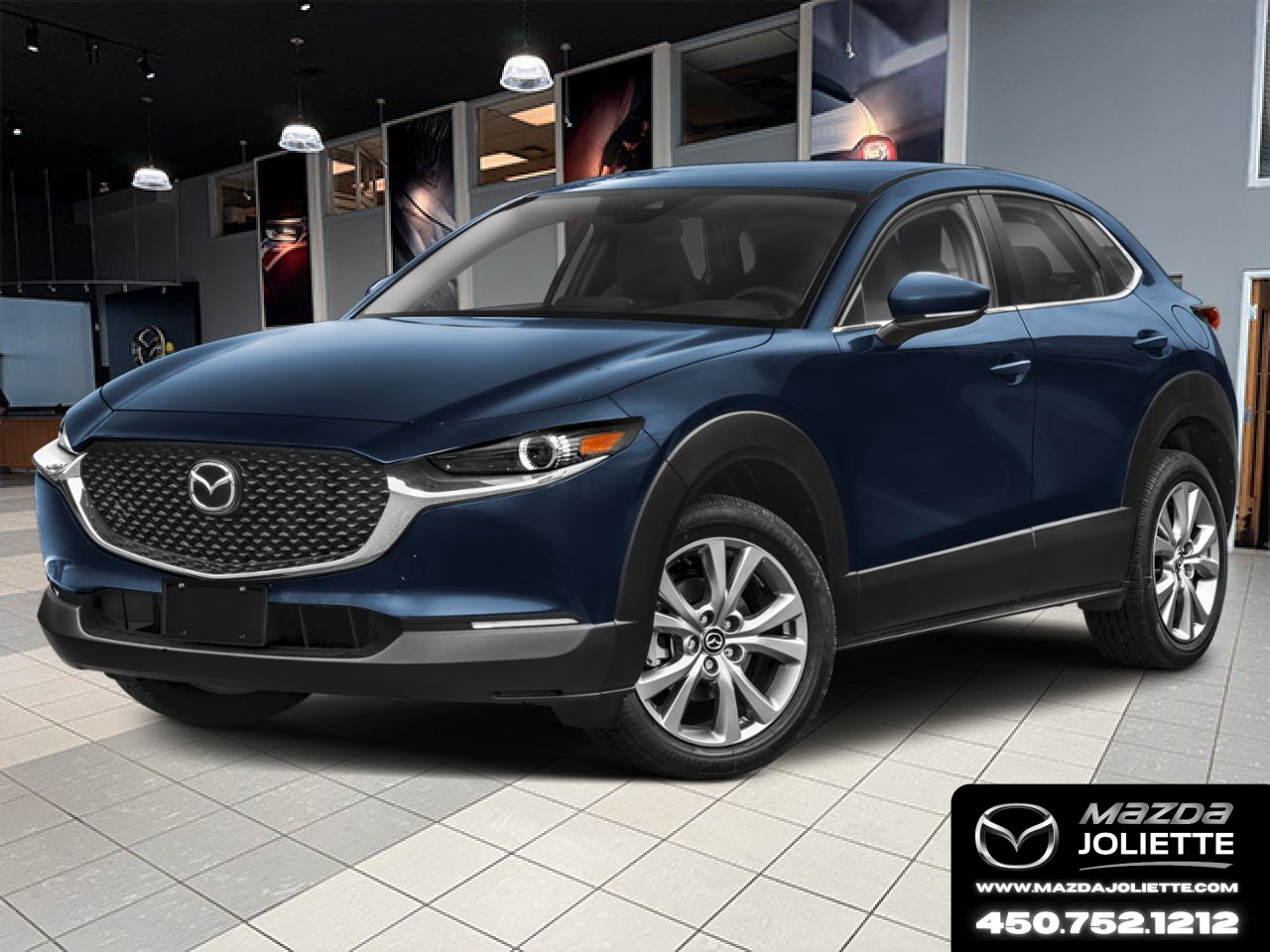 MAZDA CX-30 2026 Bleu cristal fonc&eacute; mica Notre-Dame-des-Prairies - photo #0
