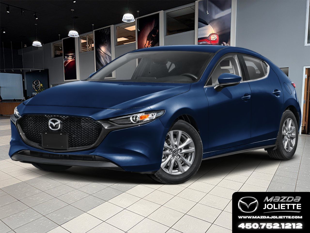 MAZDA Mazda3 Sport 2026 Bleu cristal fonc&eacute; mica Notre-Dame-des-Prairies - photo #0