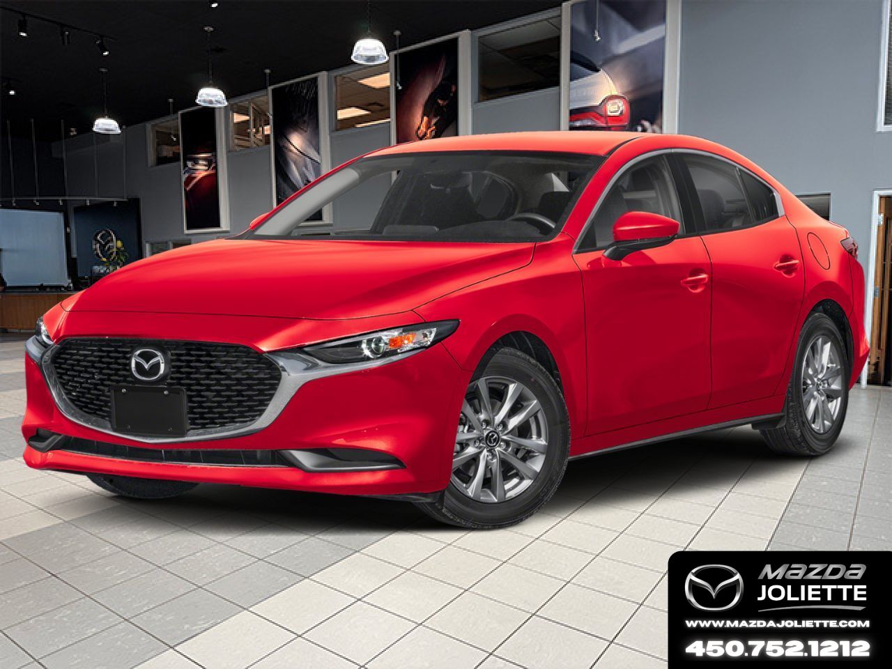 MAZDA Mazda3 2026 Rouge vibrant cristal m&eacute;tallis&eacute; Notre-Dame-des-Prairies - photo #0