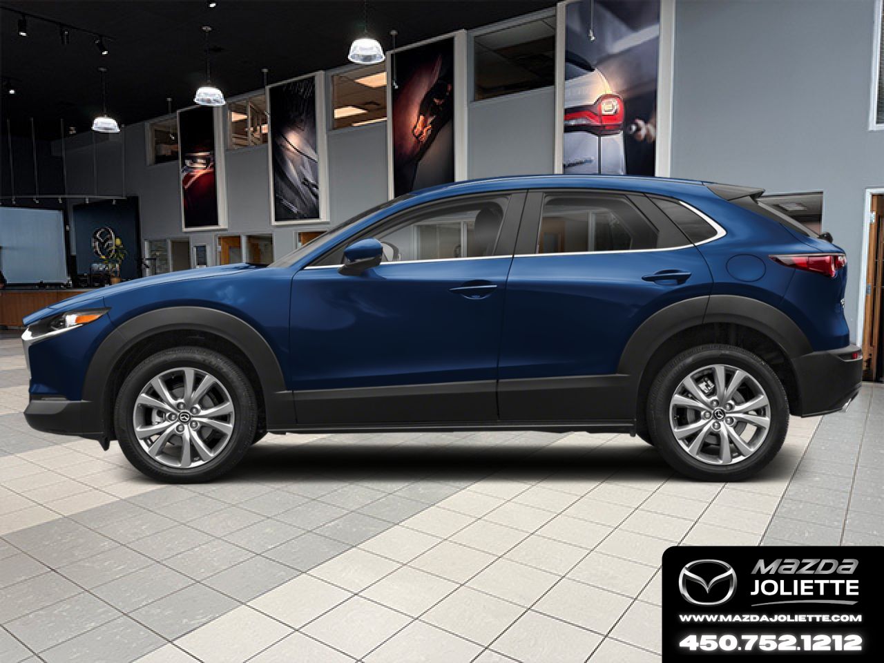 MAZDA CX-30 2026 Bleu cristal fonc&eacute; mica Notre-Dame-des-Prairies - photo #1