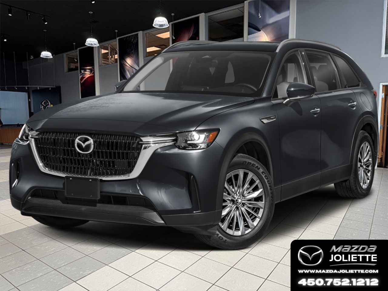 MAZDA CX-90 hybride rechargeable 2026 Noir de jais mica Notre-Dame-des-Prairies - photo #0