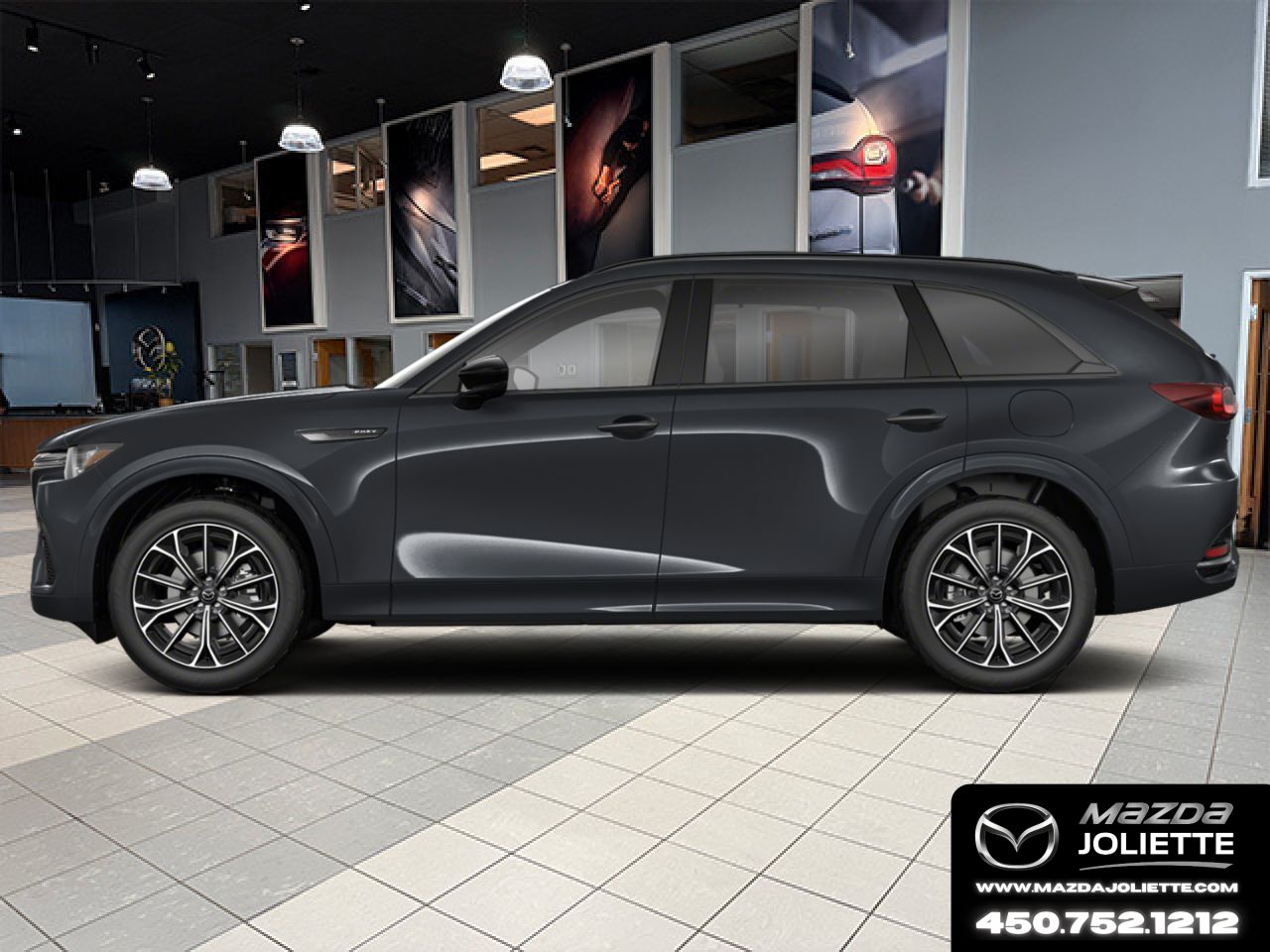 MAZDA CX-70 hybride rechargeable 2026 Noir de jais mica Notre-Dame-des-Prairies - photo #1