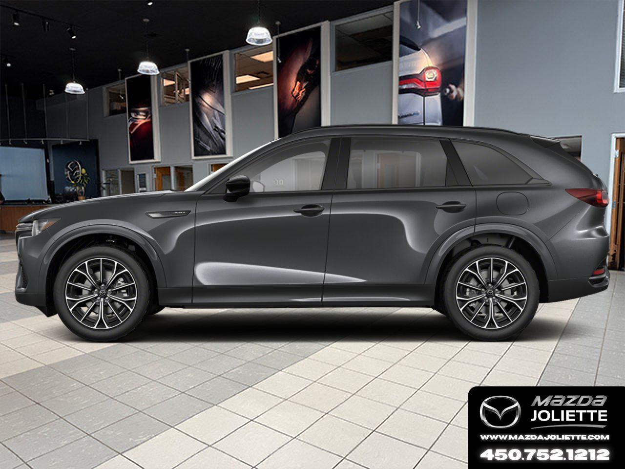 MAZDA CX-70 hybride rechargeable 2026 Gris m&eacute;canique m&eacute;tallis&eacute; Notre-Dame-des-Prairies - photo #1