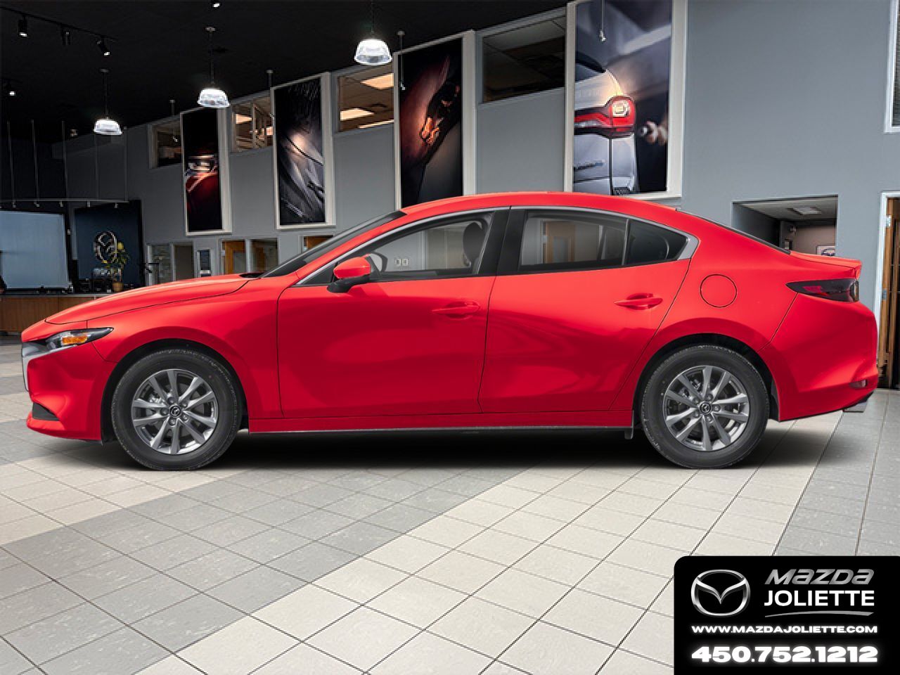 MAZDA Mazda3 2026 Rouge vibrant cristal m&eacute;tallis&eacute; Notre-Dame-des-Prairies - photo #2