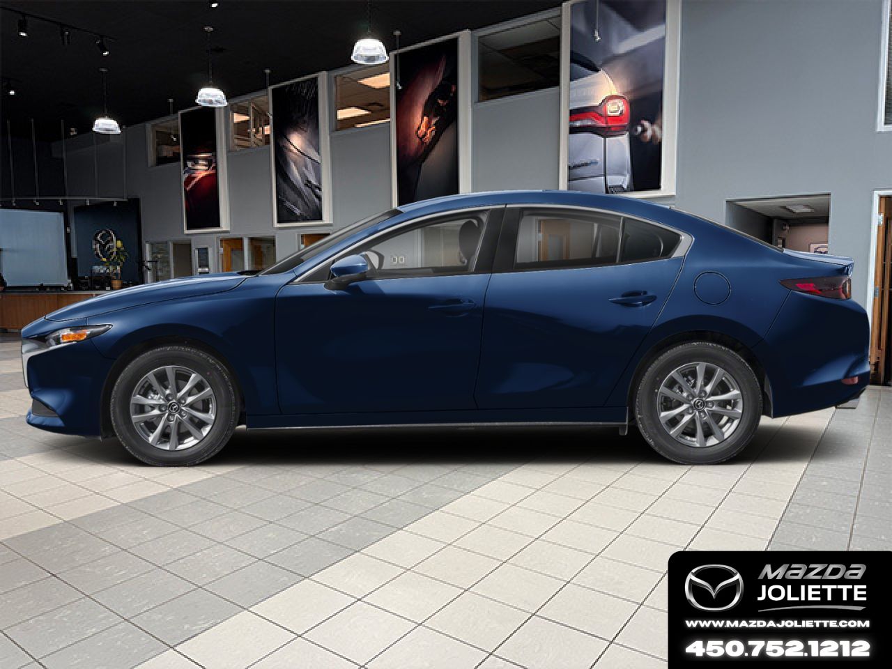 MAZDA Mazda3 2026 Bleu cristal fonc&eacute; mica Notre-Dame-des-Prairies - photo #2