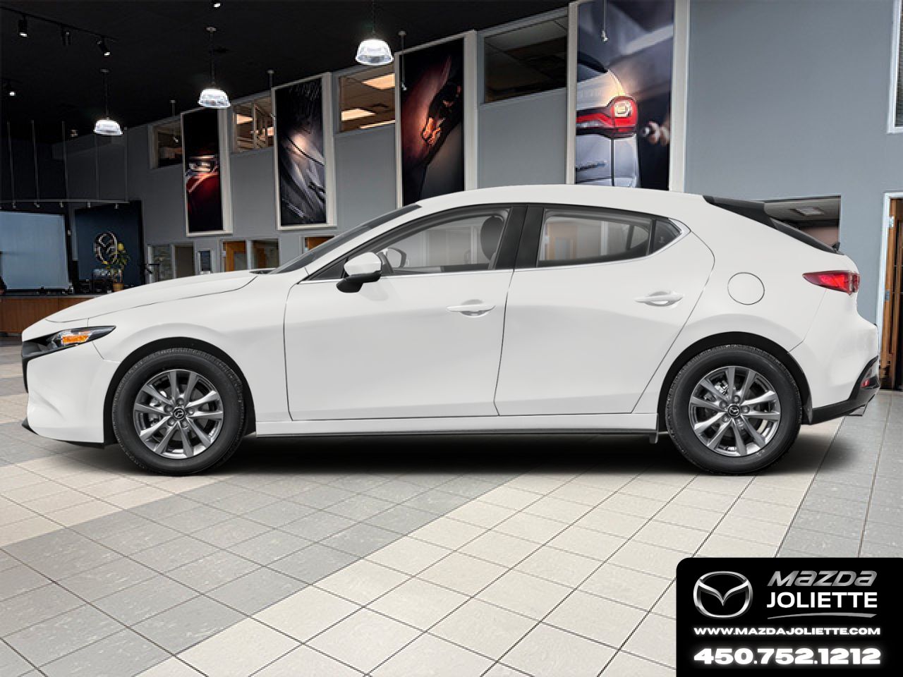 MAZDA Mazda3 Sport 2026 Blanc neige nacr&eacute; Notre-Dame-des-Prairies - photo #2