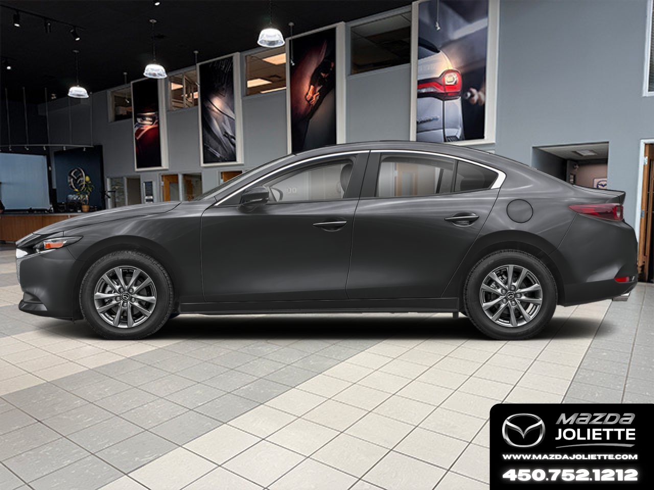 MAZDA Mazda3 2026 Gris m&eacute;canique m&eacute;tallis&eacute; Notre-Dame-des-Prairies - photo #1