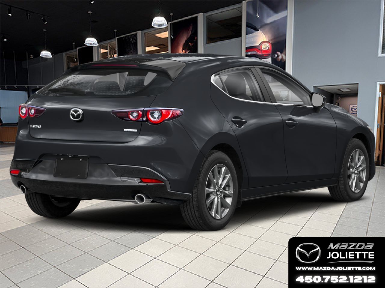 MAZDA Mazda3 Sport 2026 Noir de jais mica Notre-Dame-des-Prairies - photo #2