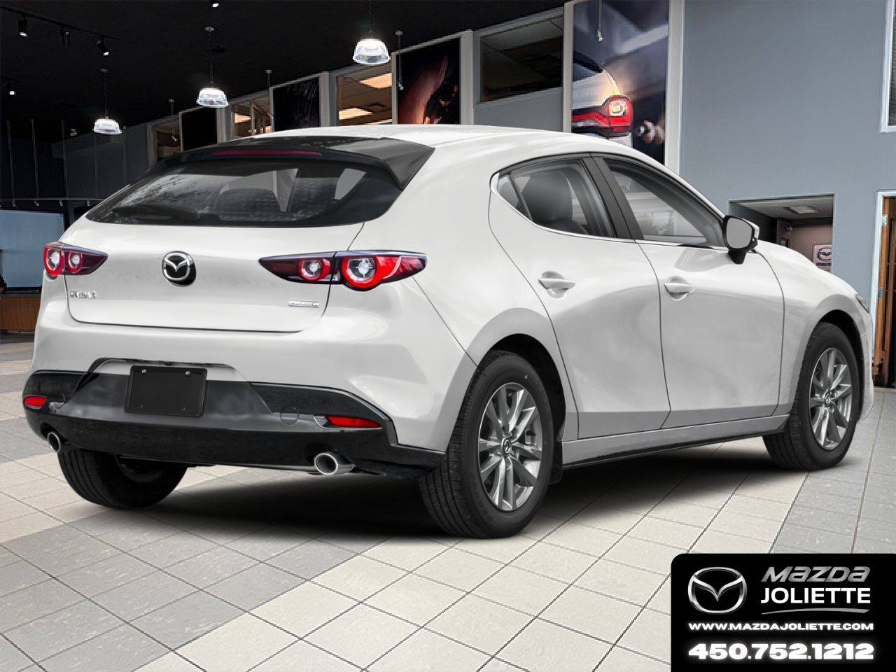 MAZDA Mazda3 Sport 2026 Blanc neige nacr&eacute; Notre-Dame-des-Prairies - photo #1