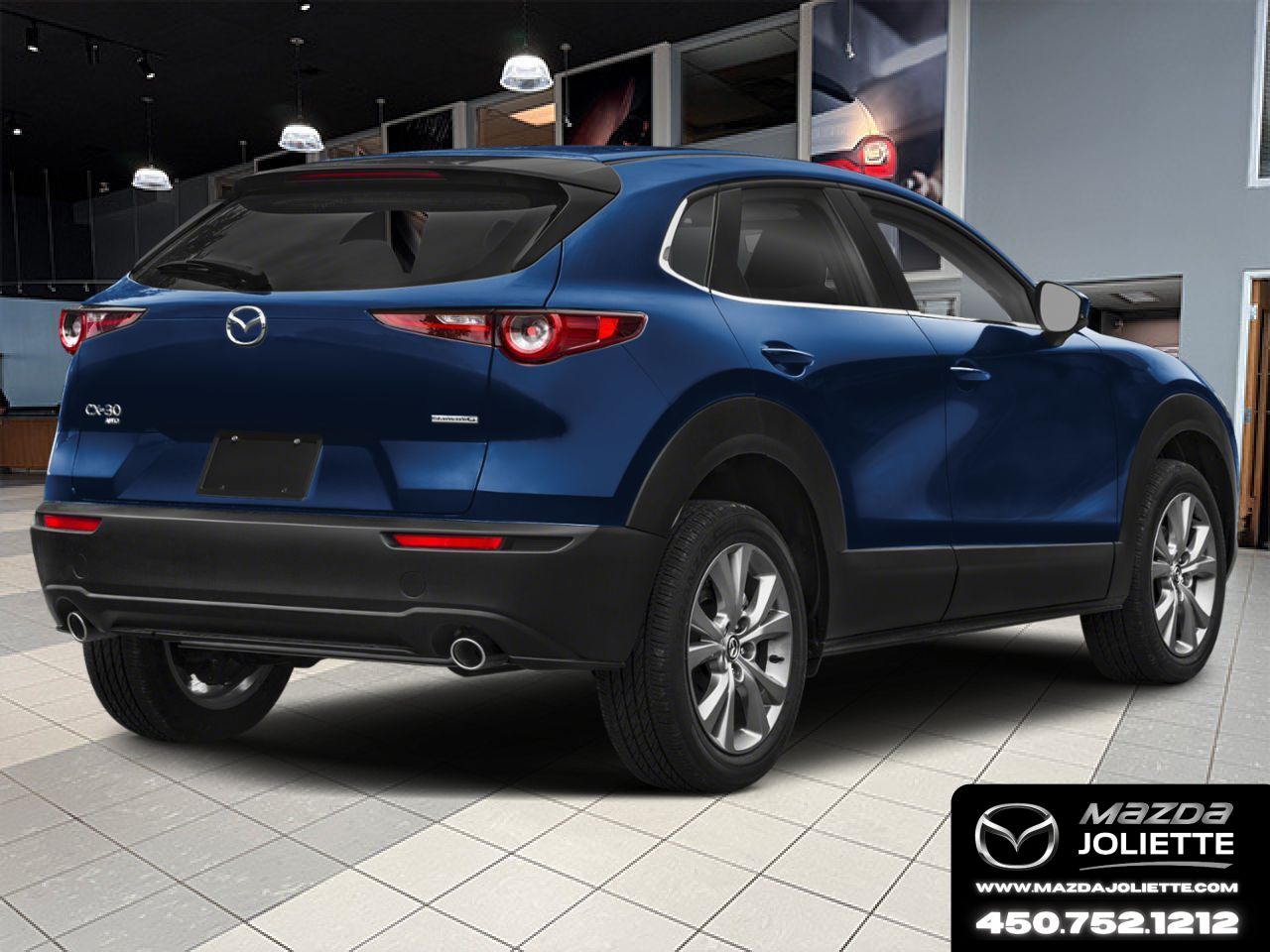 MAZDA CX-30 2026 Bleu cristal fonc&eacute; mica Notre-Dame-des-Prairies - photo #2