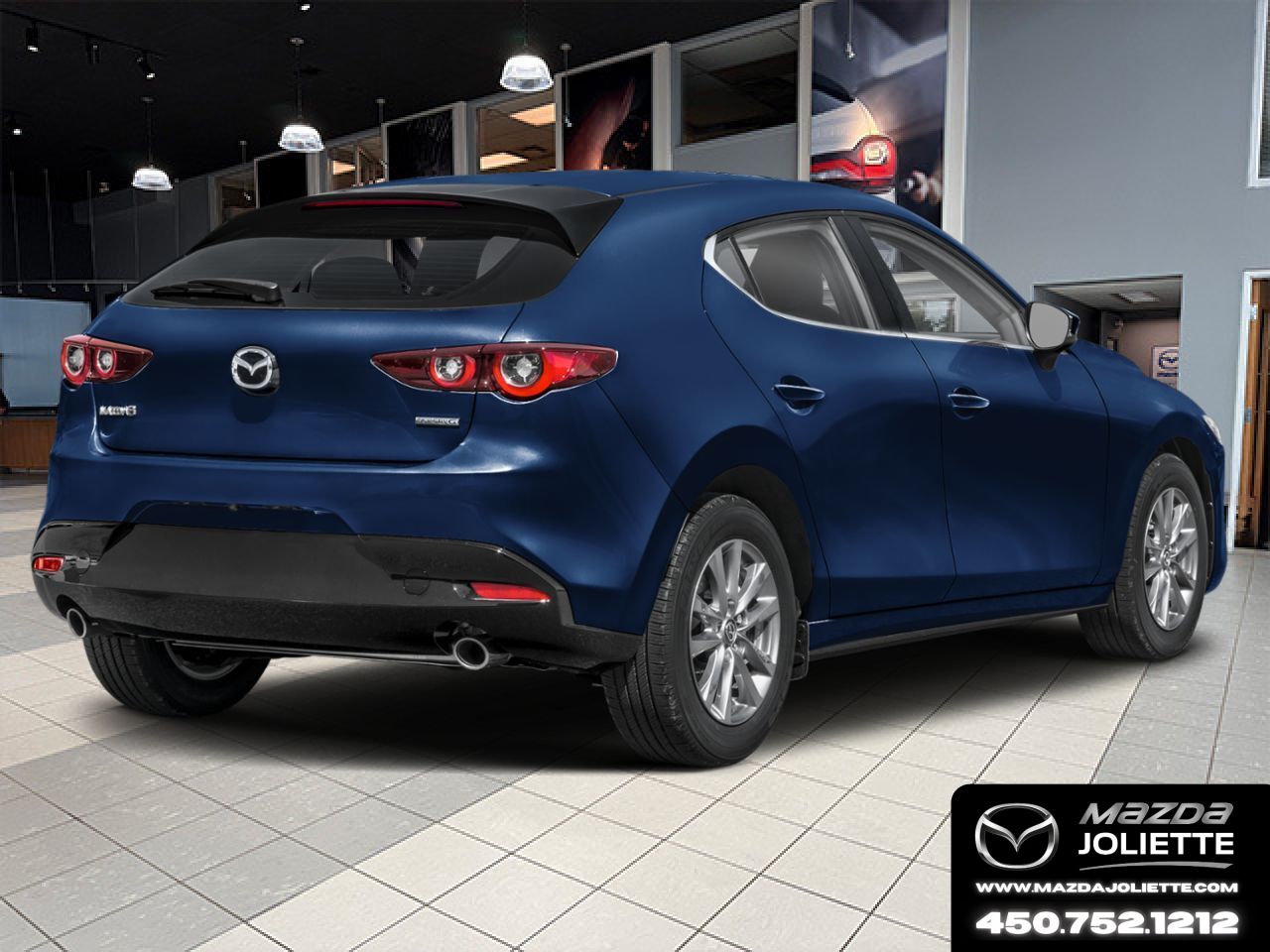 MAZDA Mazda3 Sport 2026 Bleu cristal fonc&eacute; mica Notre-Dame-des-Prairies - photo #1