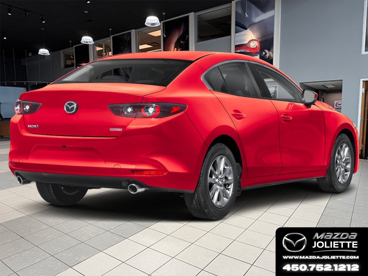 MAZDA Mazda3 2026 Rouge vibrant cristal m&eacute;tallis&eacute; Notre-Dame-des-Prairies - photo #1