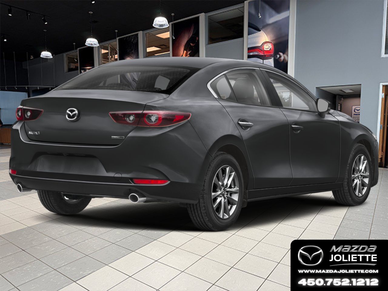 MAZDA Mazda3 2026 Gris m&eacute;canique m&eacute;tallis&eacute; Notre-Dame-des-Prairies - photo #2
