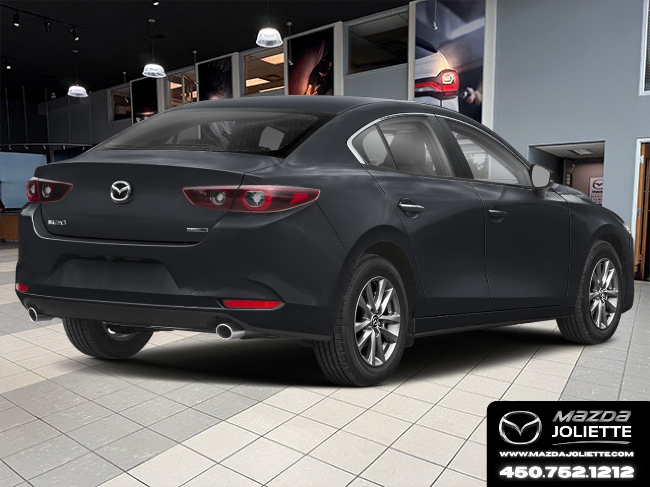 2026 MAZDA Mazda3 Jet Black Mica Notre-Dame-des-Prairies - photo #2