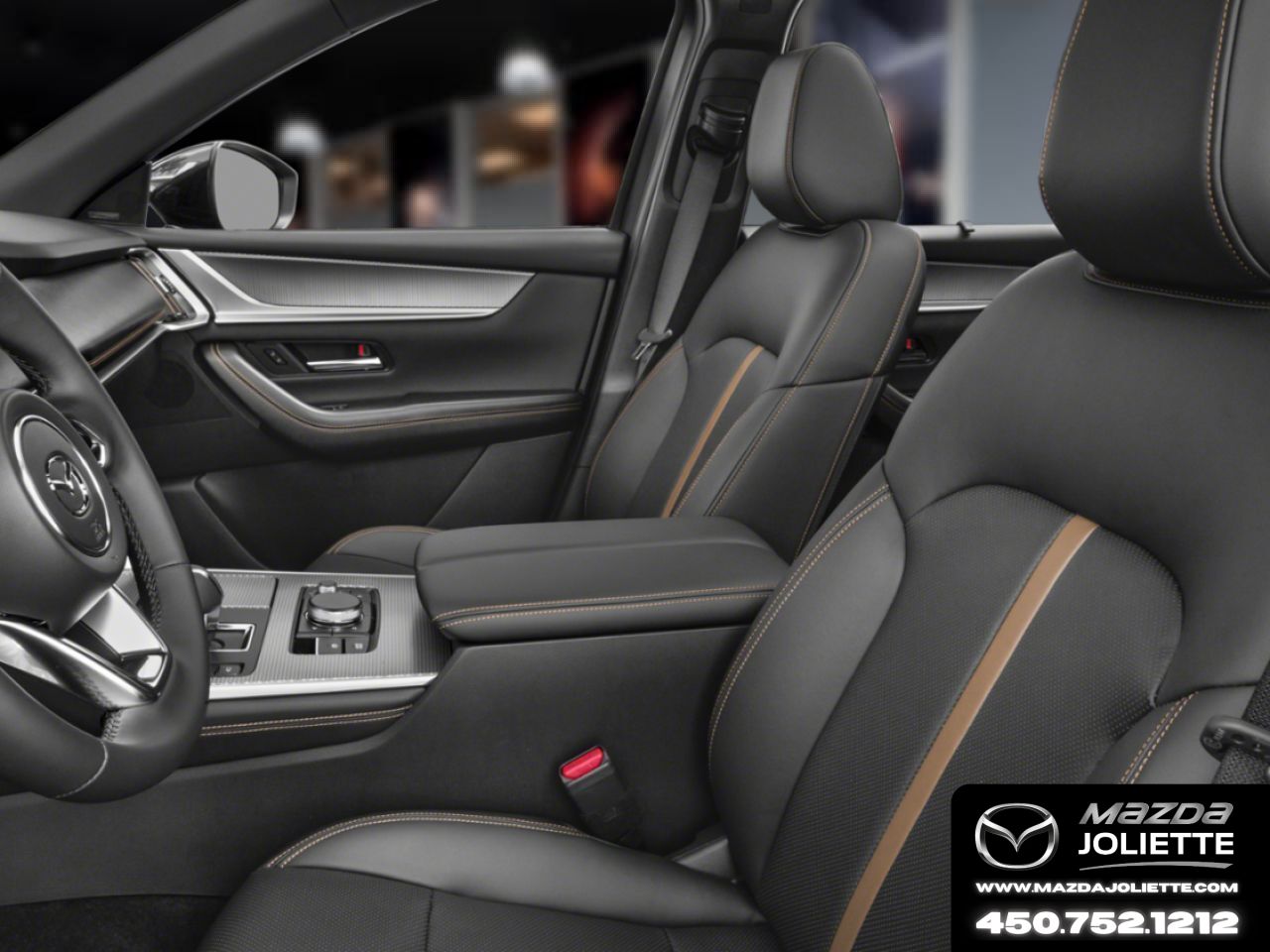 MAZDA CX-90 hybride rechargeable 2026 Gris m&eacute;canique m&eacute;tallis&eacute; Notre-Dame-des-Prairies - photo #3