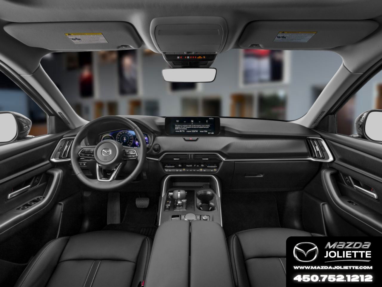 MAZDA CX-90 hybride rechargeable 2026 Noir de jais mica Notre-Dame-des-Prairies - photo #12