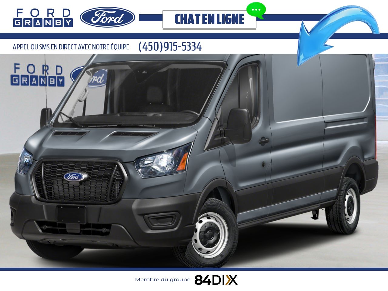 Ford Transit fourgon utilitaire 2025 Gris abysse m&eacute;tallis&eacute; Granby - photo #0
