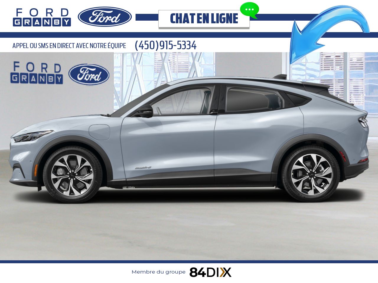 2025 Ford Mustang Mach-E Glacier Grey Metallic Tri-Coat Granby - photo #2