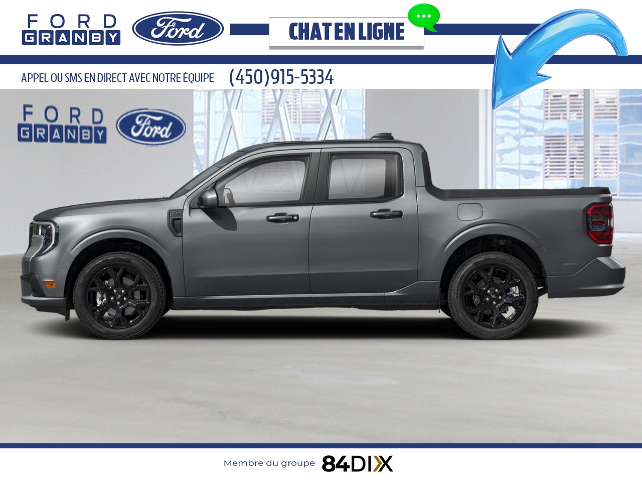 Ford Maverick 2025 Gris carbonis&eacute; m&eacute;tallis&eacute; Granby - photo #1