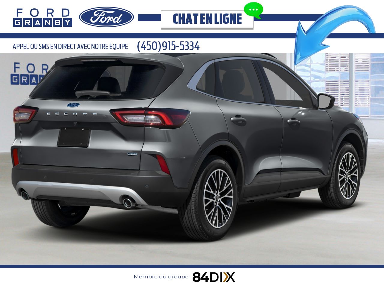 2026 Ford Escape Carbonized Grey Metallic Granby - photo #2