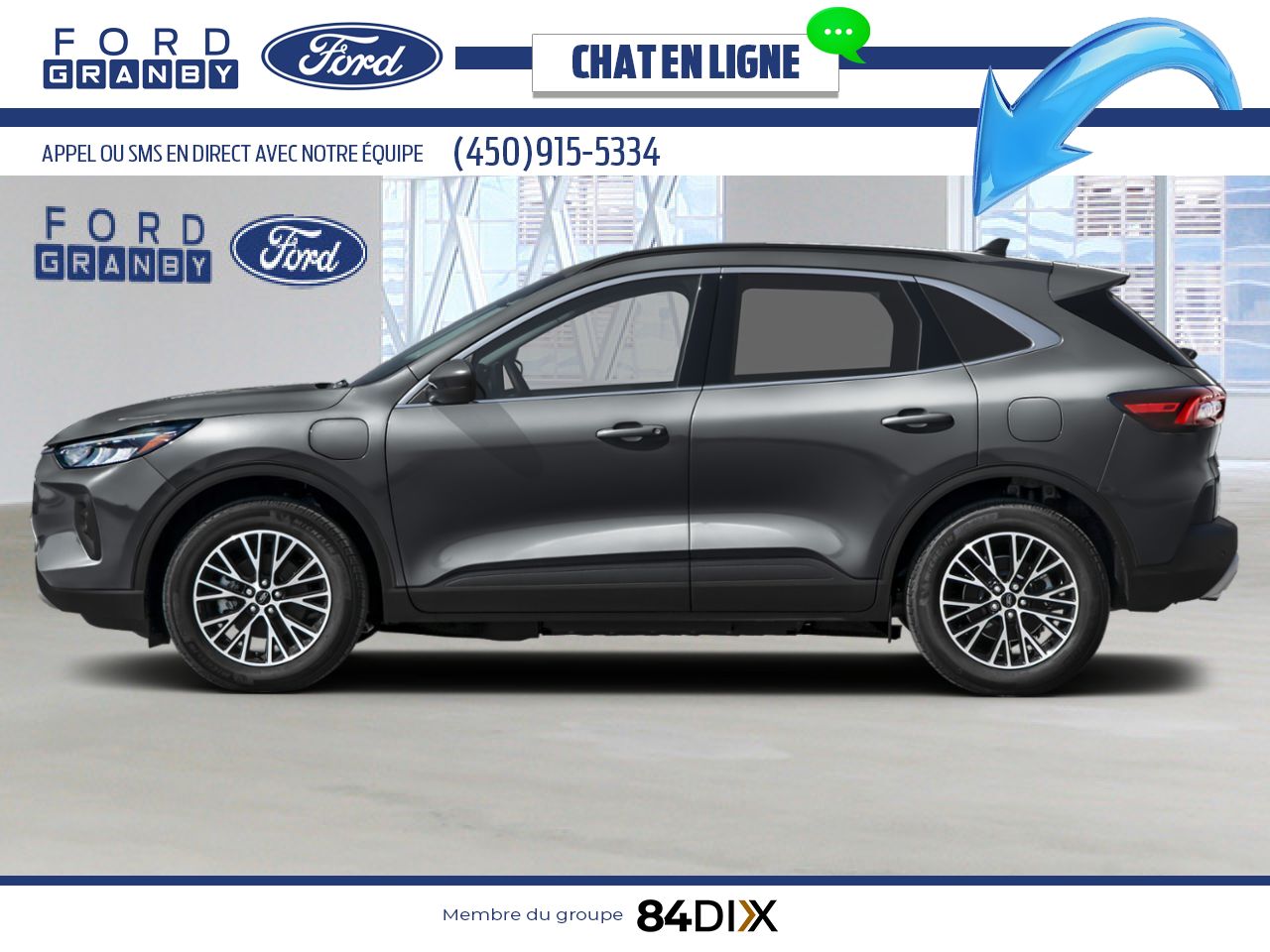 2026 Ford Escape Carbonized Grey Metallic Granby - photo #1