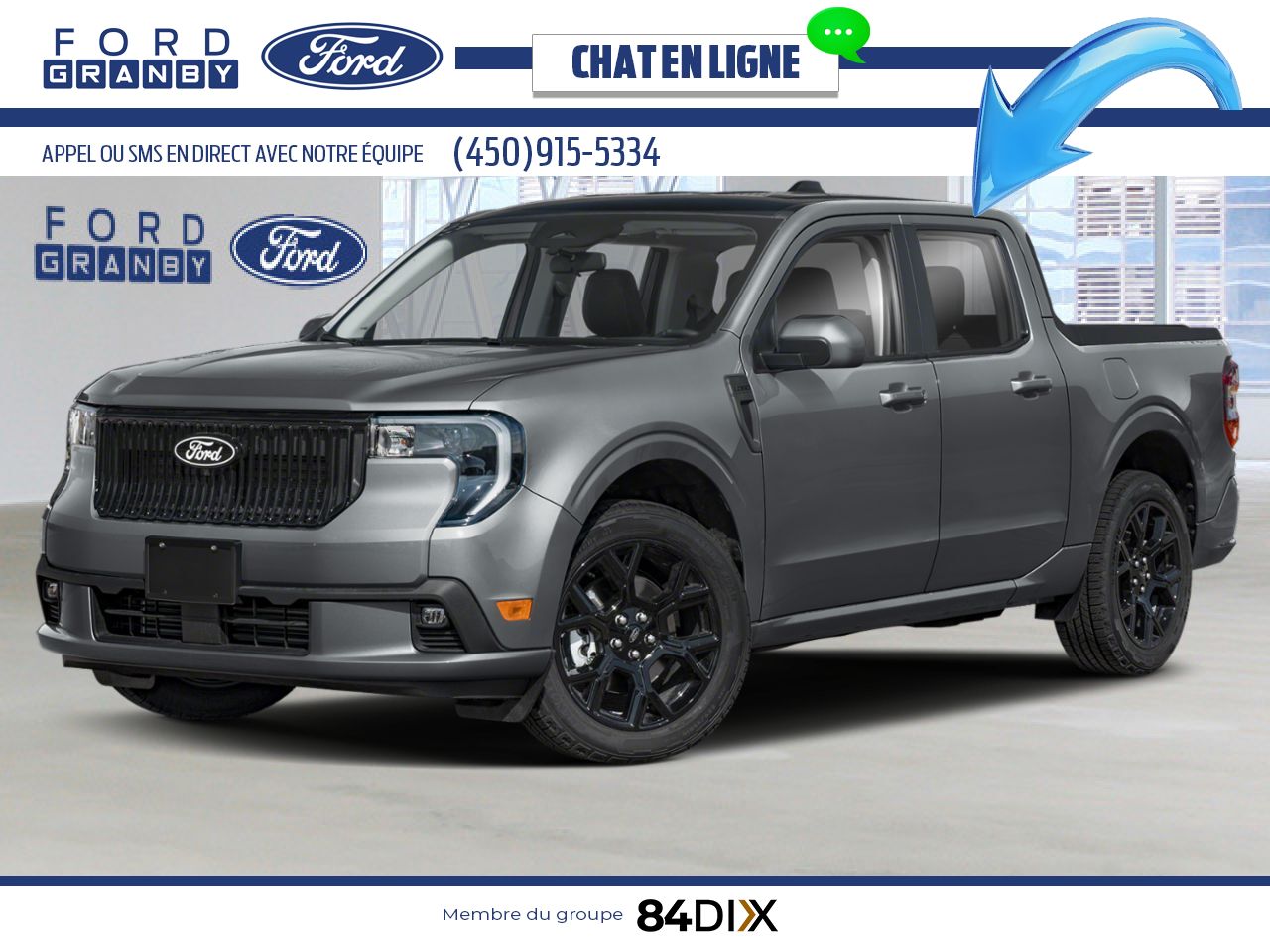 Ford Maverick 2025 Gris carbonis&eacute; m&eacute;tallis&eacute; Granby - photo #0