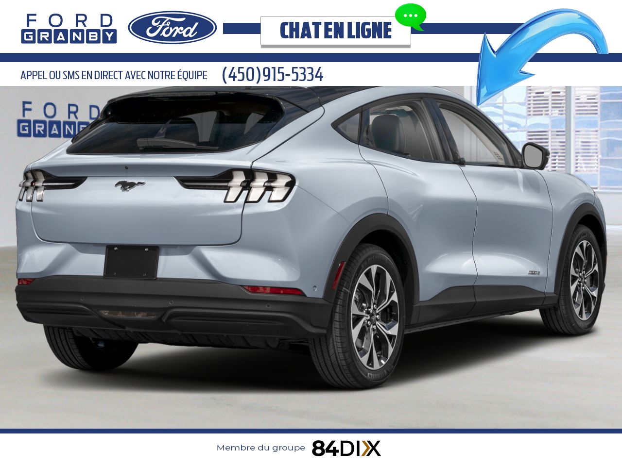 2025 Ford Mustang Mach-E Glacier Grey Metallic Tri-Coat Granby - photo #1