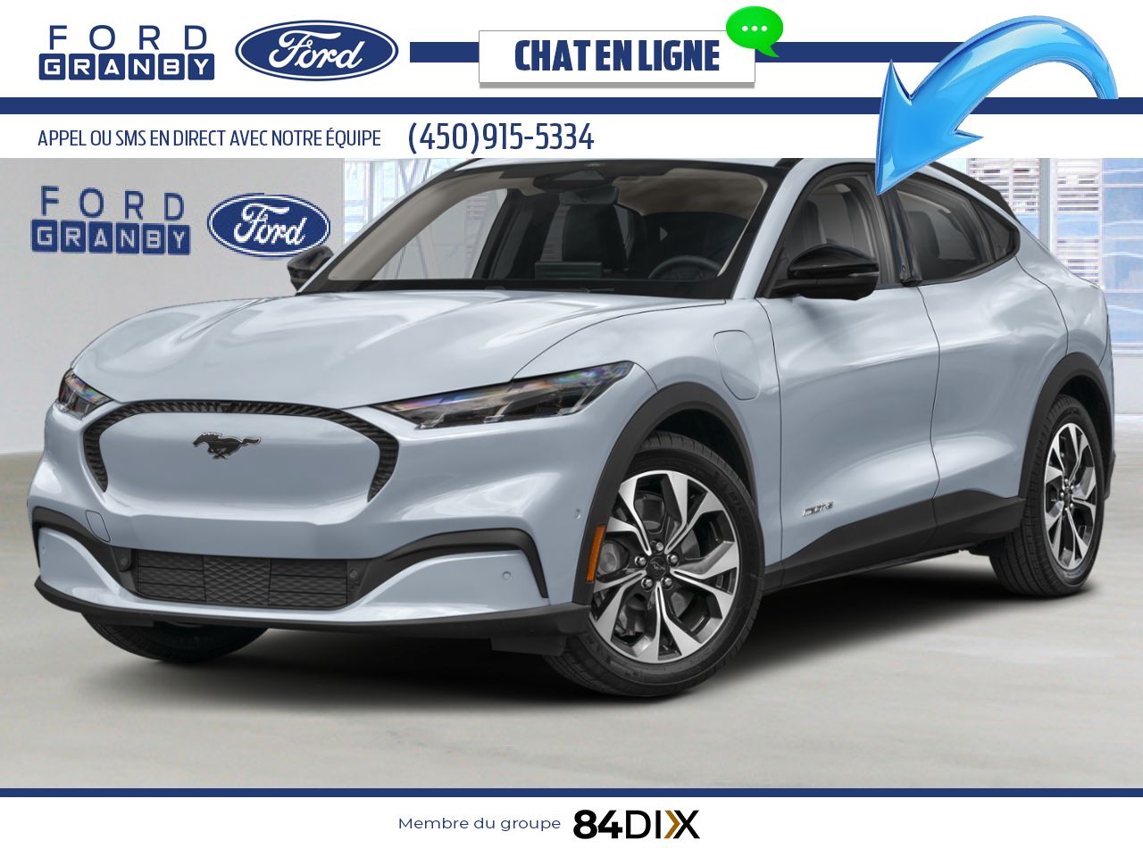 2025 Ford Mustang Mach-E Glacier Grey Metallic Tri-Coat Granby - photo #0