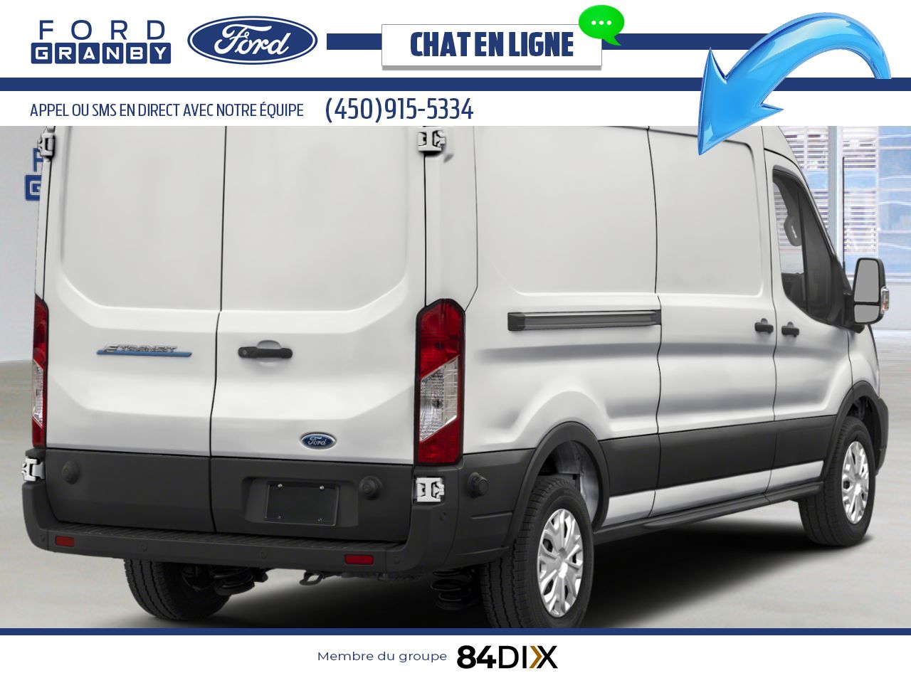 Ford E-Transit fourgonnette utilitaire 2025 Blanc Oxford Granby - photo #2