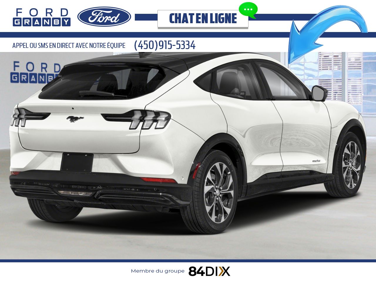 2025 Ford Mustang Mach-E Star White Metallic Tri-Coat Granby - photo #1