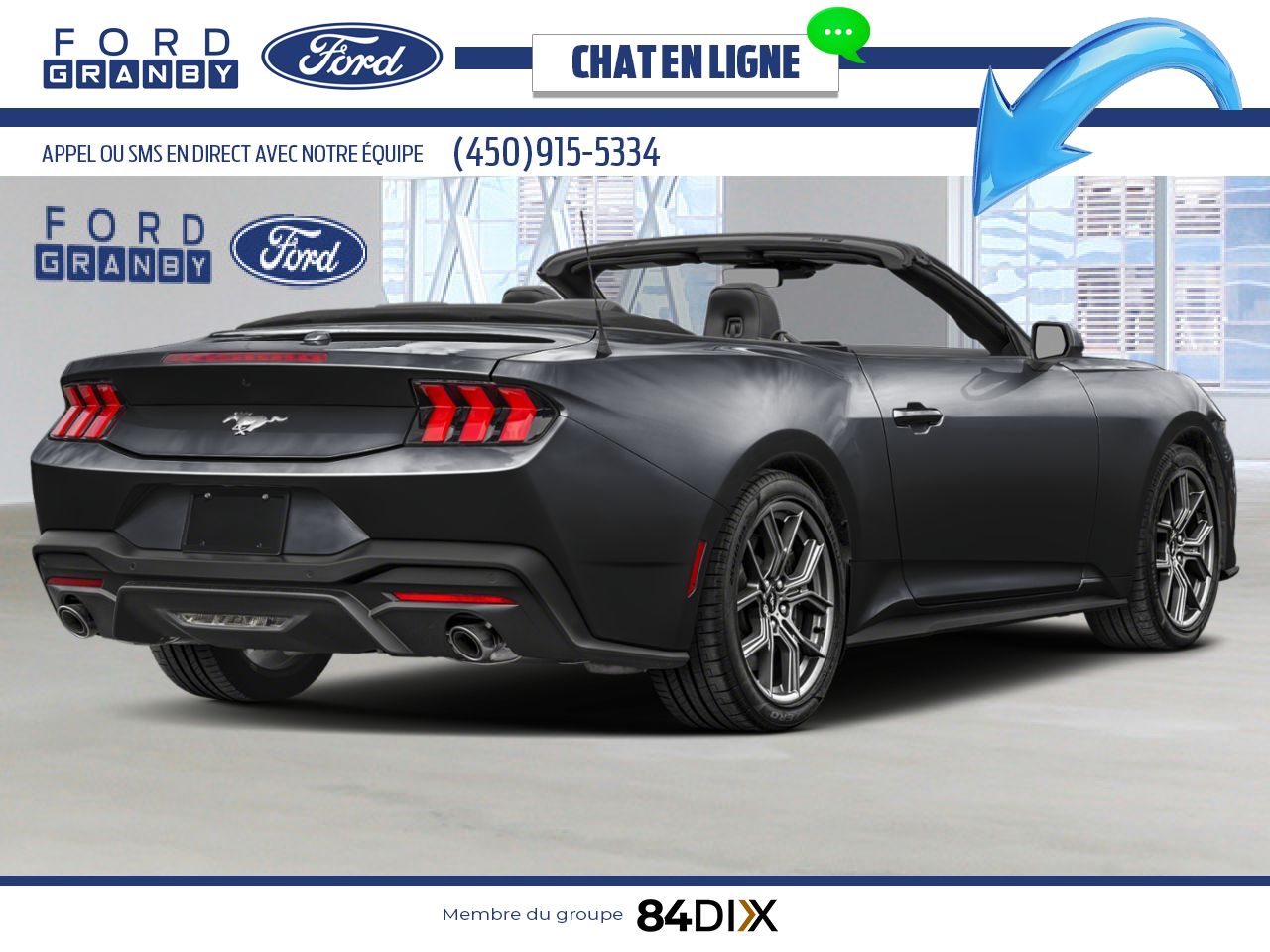 2026 Ford Mustang Shadow Black Granby - photo #2