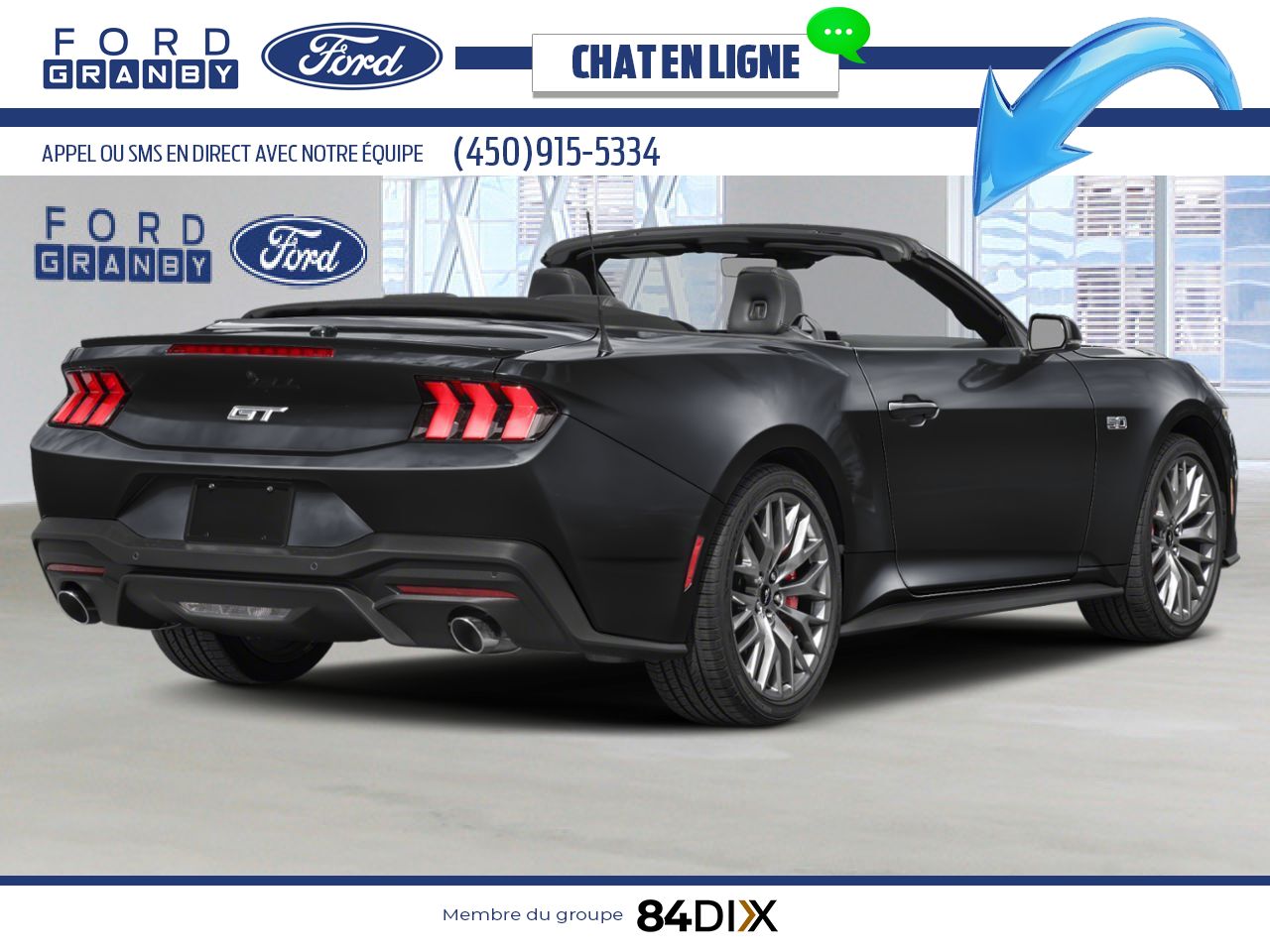 2026 Ford Mustang Shadow Black Granby - photo #2
