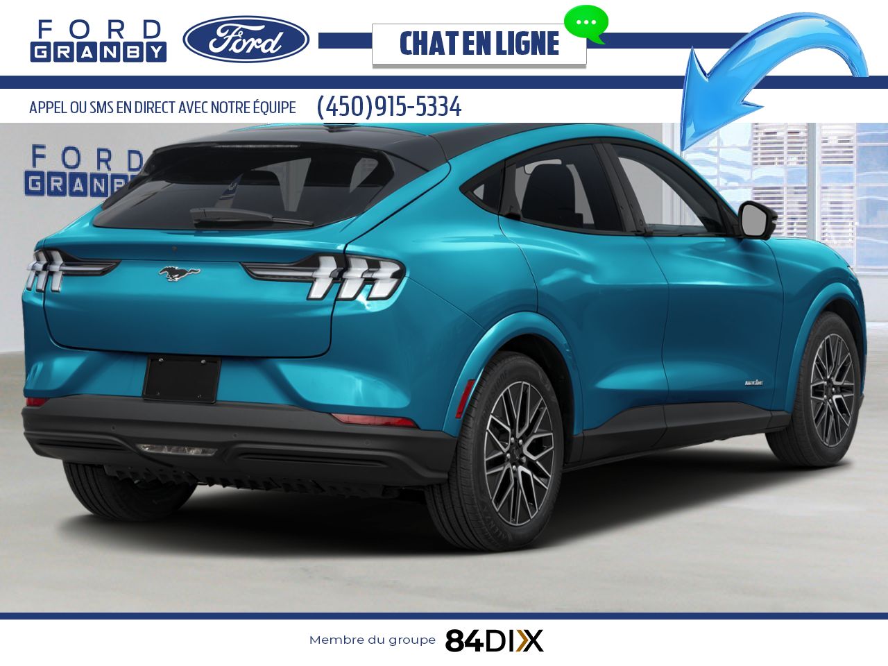 2026 Ford Mustang Mach-E Adriatic Blue Metallic Granby - photo #1