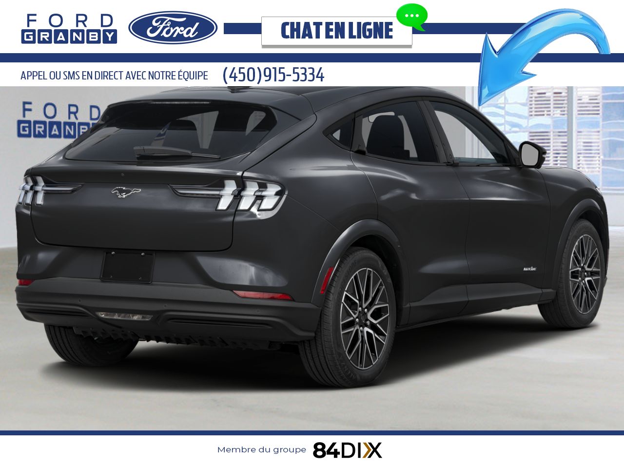 2026 Ford Mustang Mach-E Shadow Black Granby - photo #1