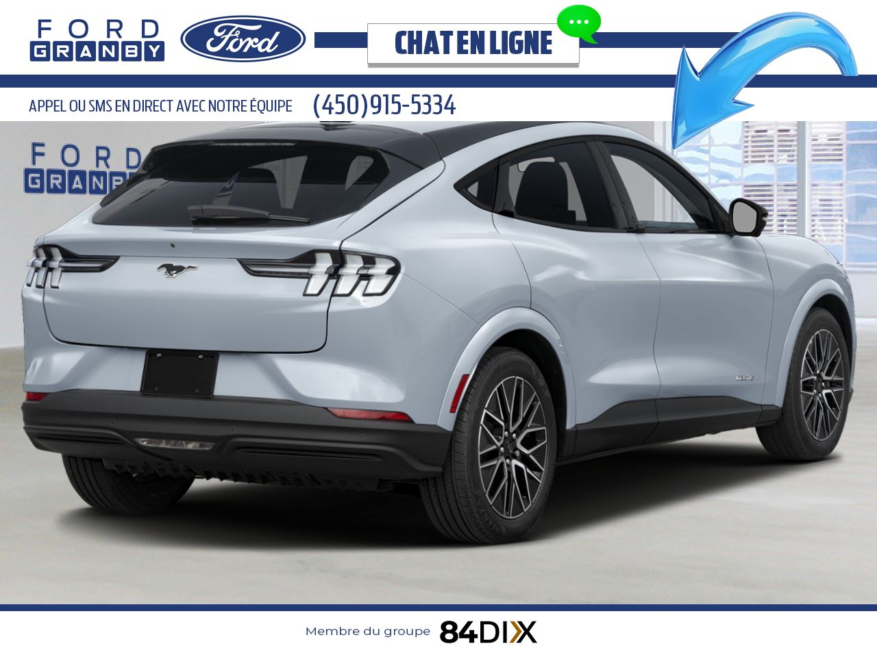 2026 Ford Mustang Mach-E Glacier Grey Metallic Tri-Coat Granby - photo #1