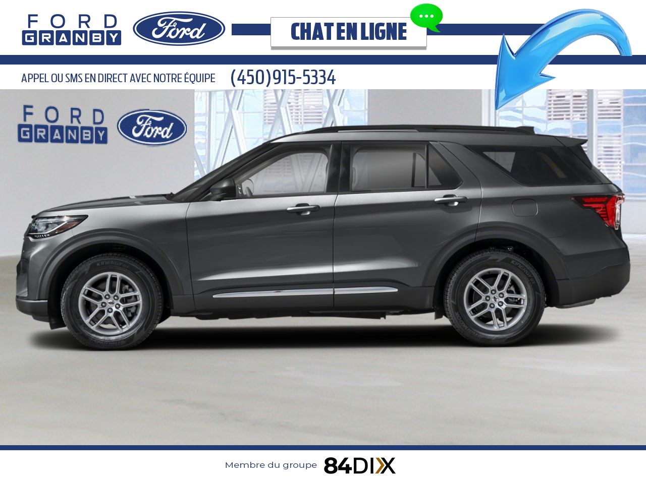2026 Ford Explorer Carbonized Grey Metallic Granby - photo #2