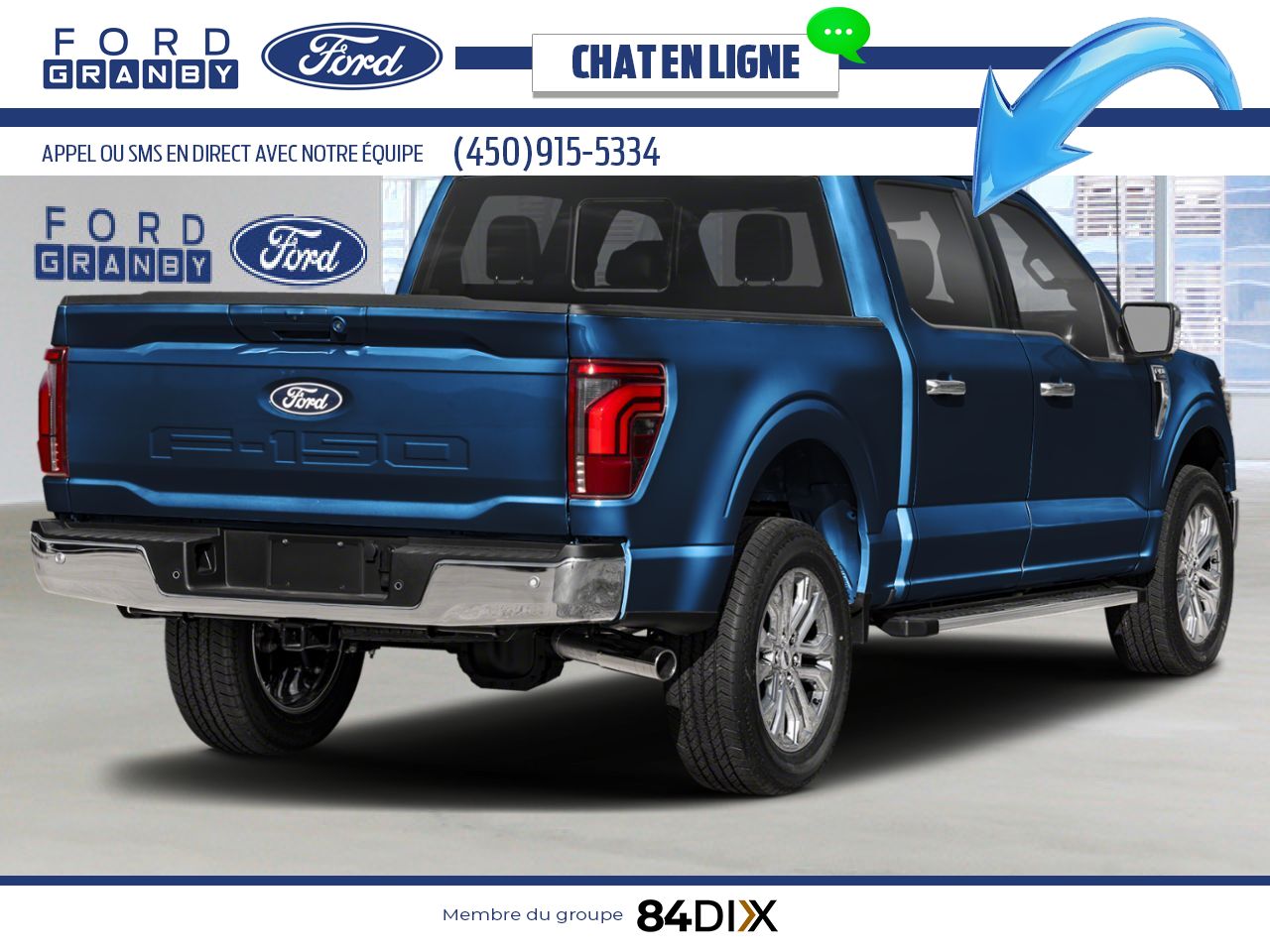 2026 Ford F-150 Antimatter Blue Metallic Granby - photo #2