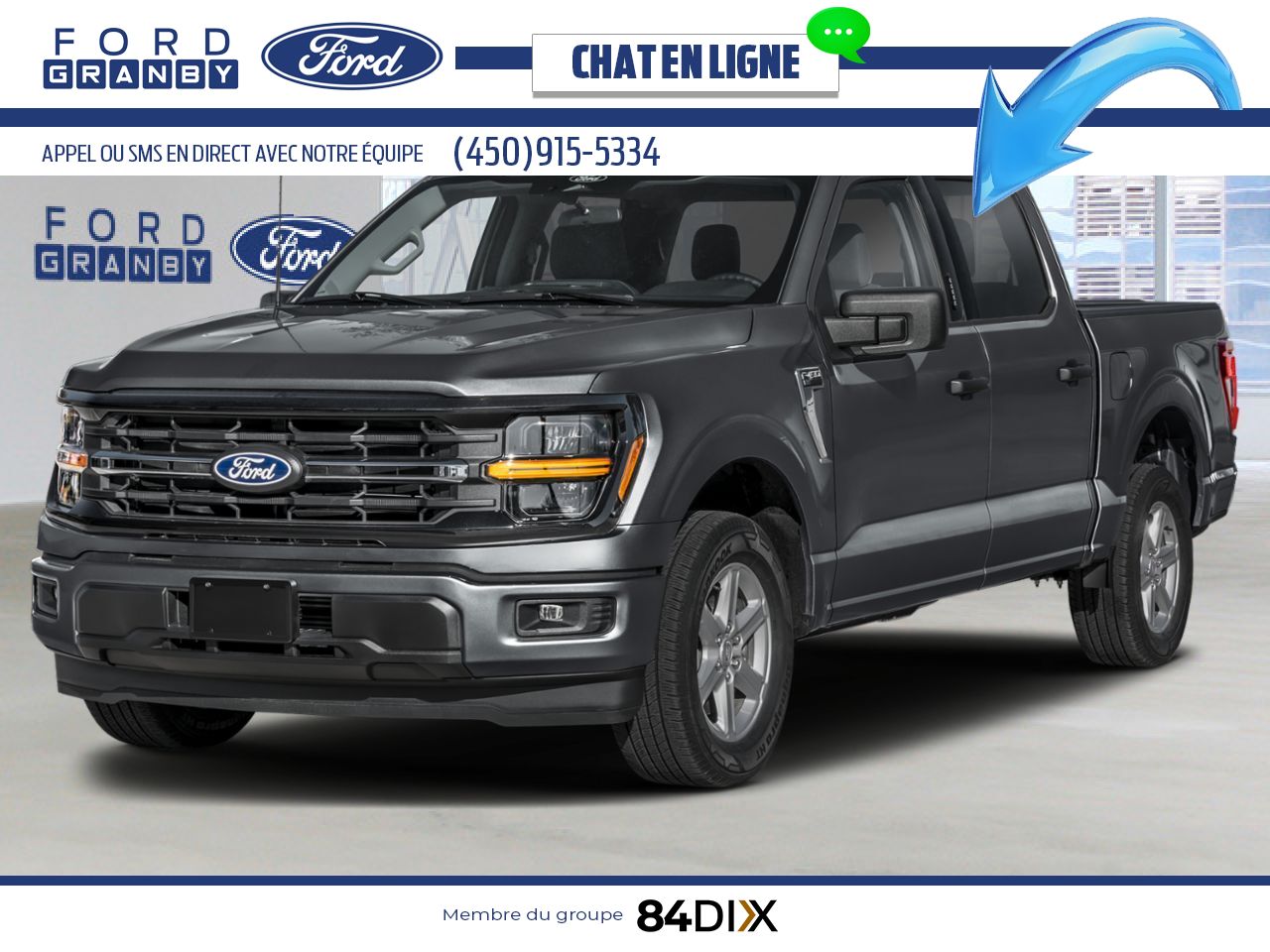 Ford F-150 2026 Gris carbonis&eacute; m&eacute;tallis&eacute; Granby - photo #0