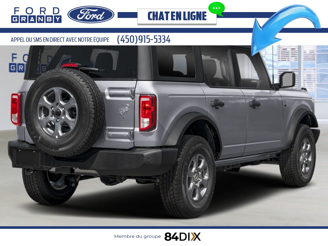 Ford Bronco 2026 Gris marais Granby - photo #1