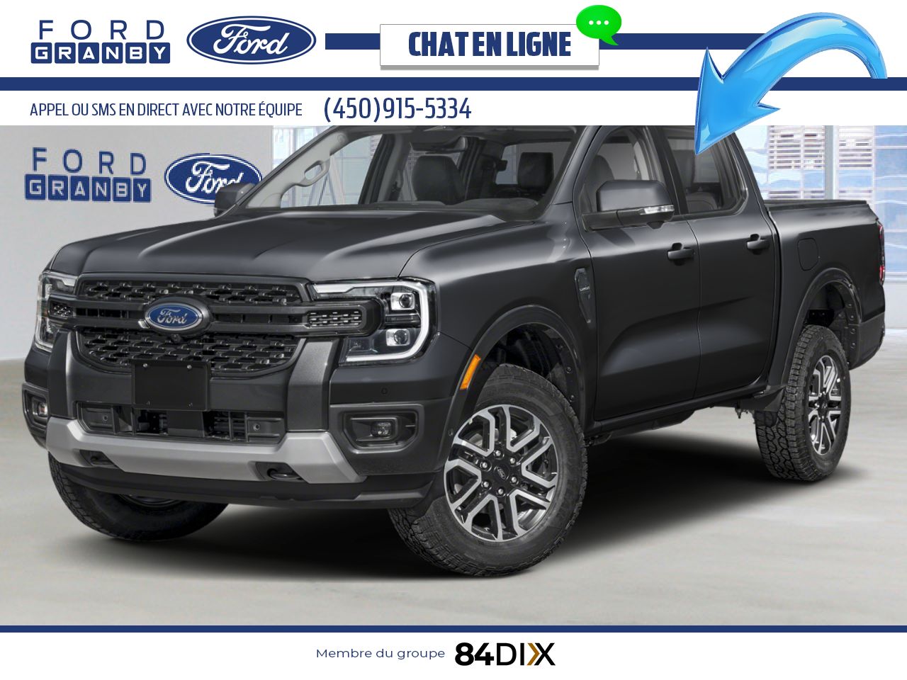 Ford Ranger 2026 Noir ombre Granby - photo #0
