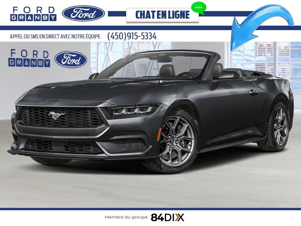 2026 Ford Mustang Shadow Black Granby - photo #0