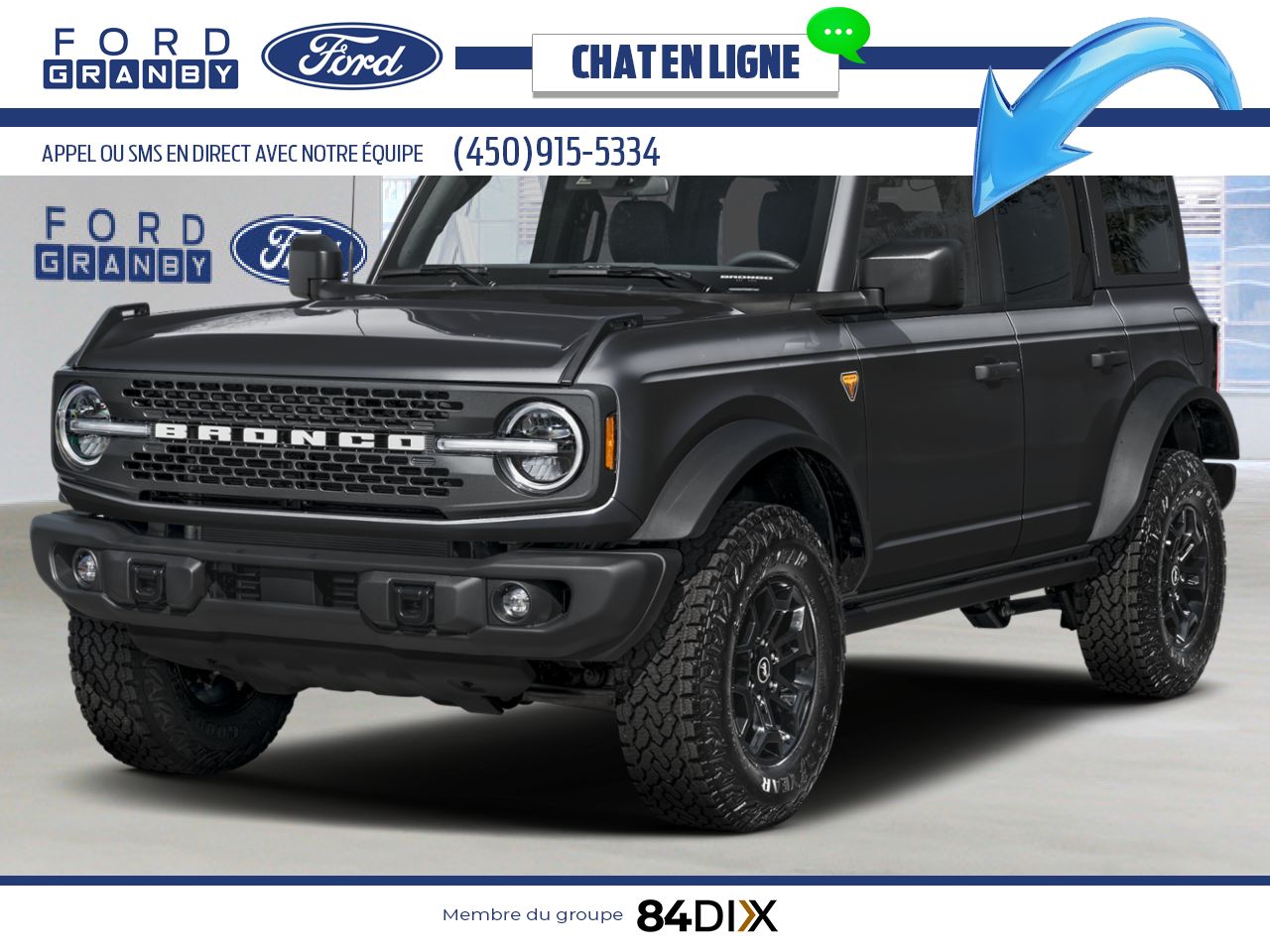 Ford Bronco 2026 Noir ombre Granby - photo #0