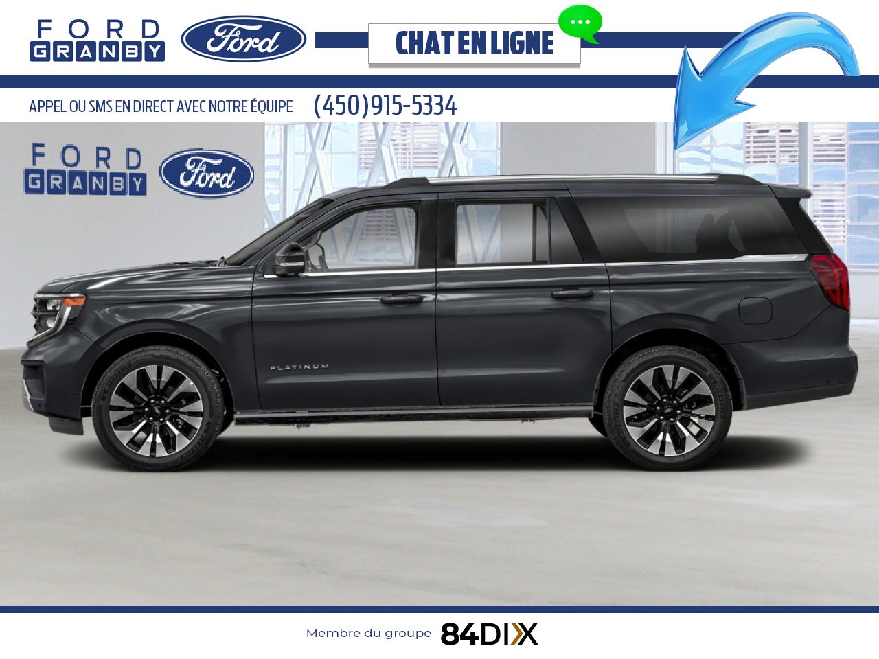 Ford Expedition 2026 Noir agate m&eacute;tallis&eacute; Granby - photo #1