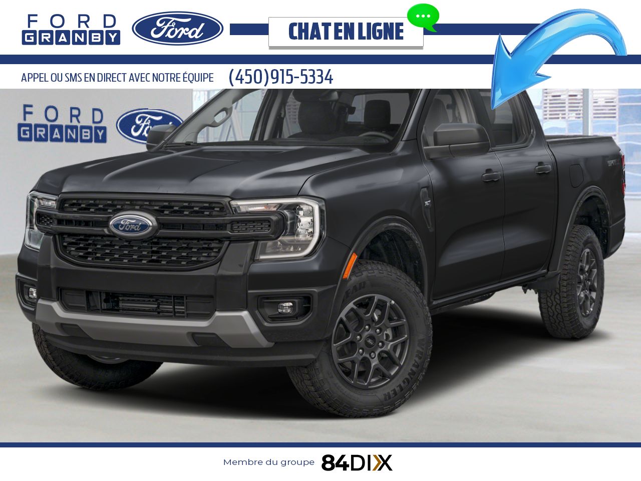 2026 Ford Ranger Shadow Black Granby - photo #0