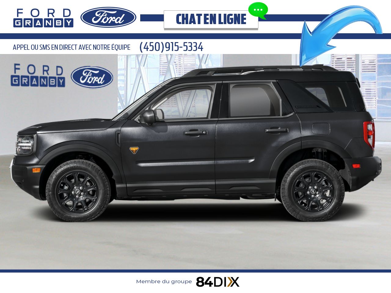 Ford Bronco Sport 2026 Noir ombre Granby - photo #1