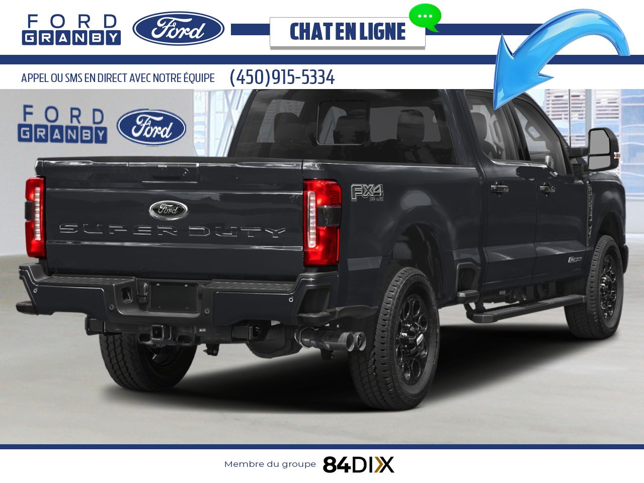Ford Super Duty F-250 SRW 2026 Noir agate m&eacute;tallis&eacute; Granby - photo #1