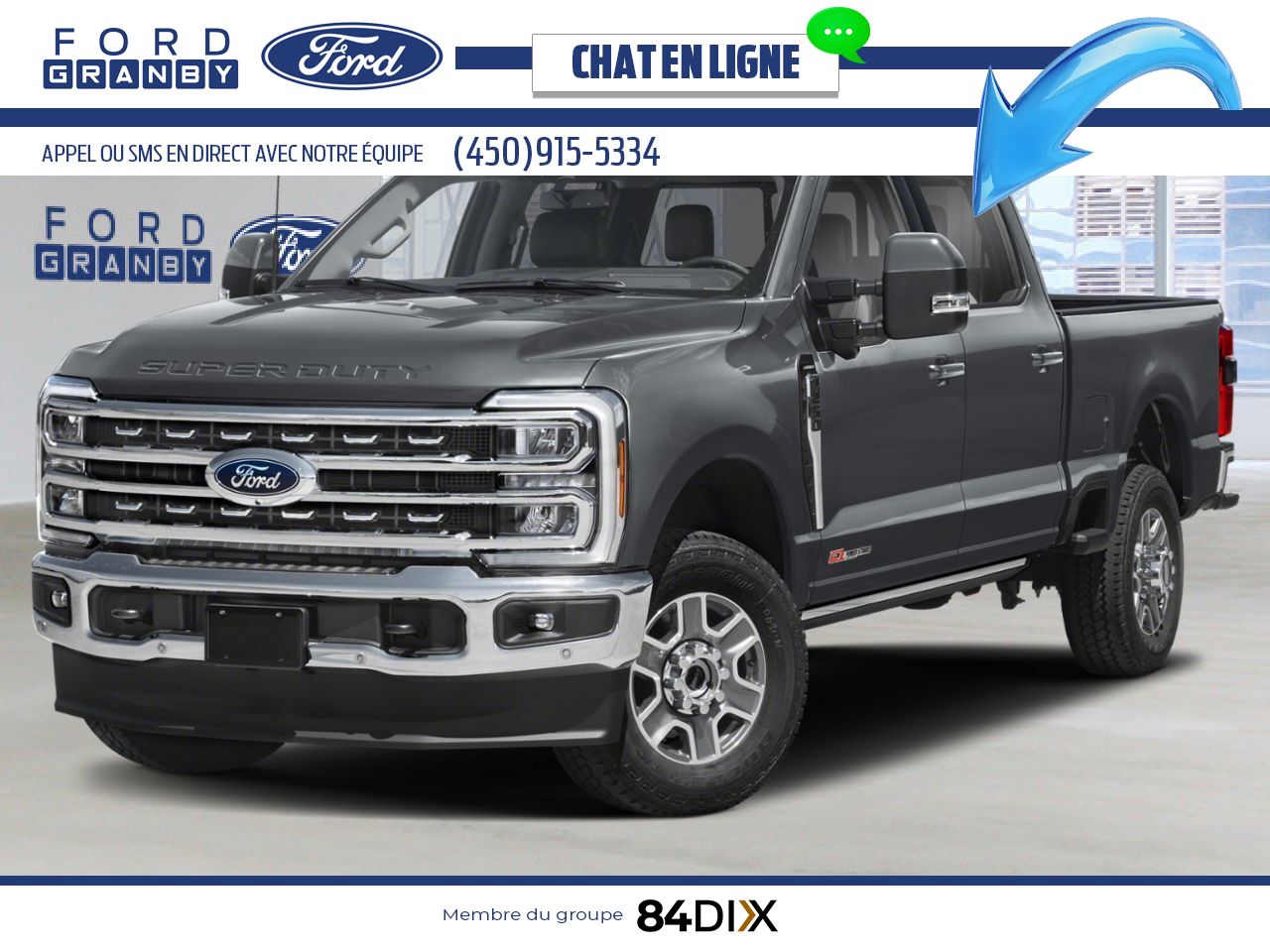 Ford Super Duty F-250 SRW 2026 Gris carbonis&eacute; m&eacute;tallis&eacute; Granby - photo #0
